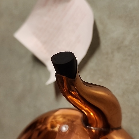 Vintage Copper Tea Kettle with Ceramic Handle and ceramic Knob on lid - Picture 11 of 14